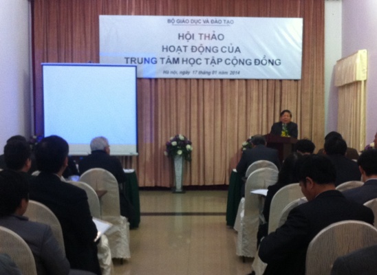 Phát triển Trung tâm học tập cộng động góp phần xóa đói, giảm nghèo